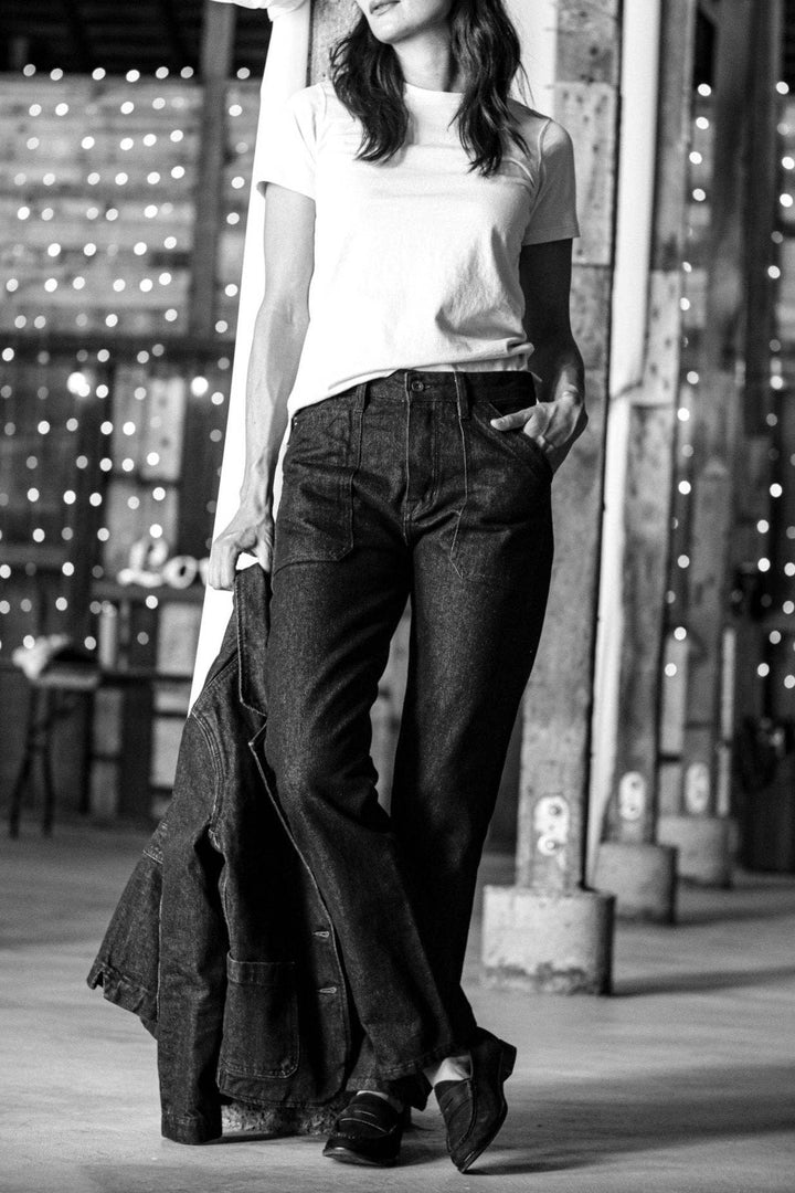 Women | Reyes Boxy Tee | 100%  Cotton - Basalt