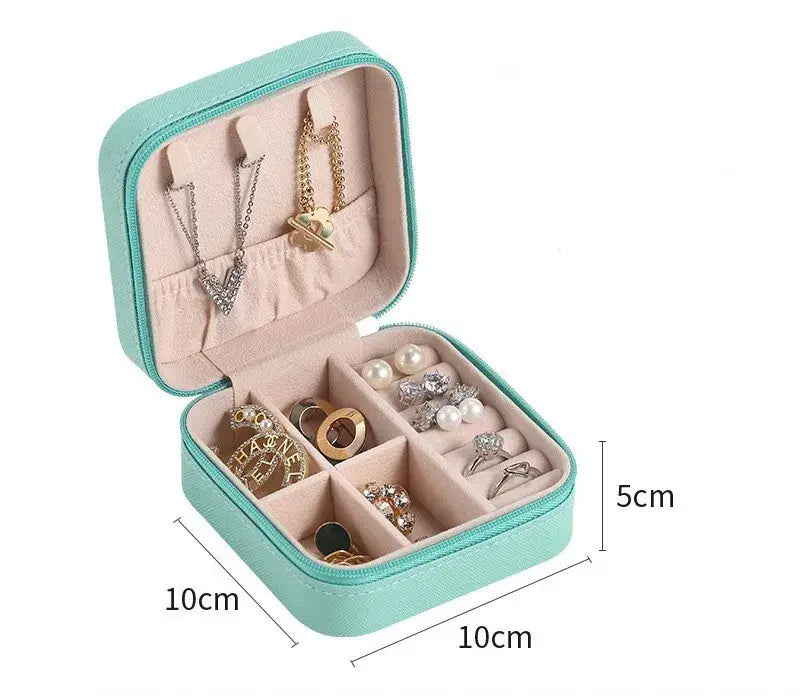 Travel PU Leather Jewelry Case