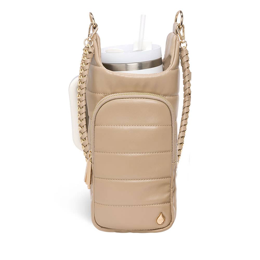 HydroBag® HANDLE™- Taupe Vegan Leather with Strap Bundle