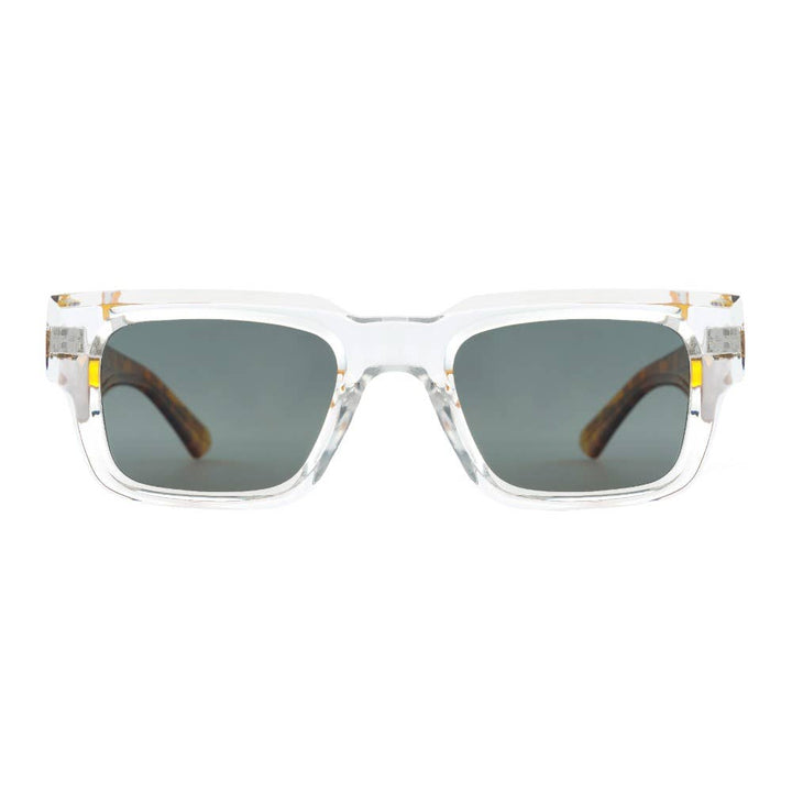 CADE | Clear |Tortoise Temples |  Smokey Lens