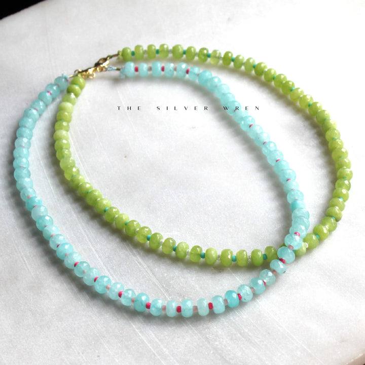 Islands Stone Candy Beaded Necklace