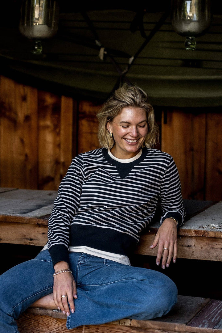 Women | Stinson Pullover | 12oz Rugby Jersey 100% cotton - Stripe