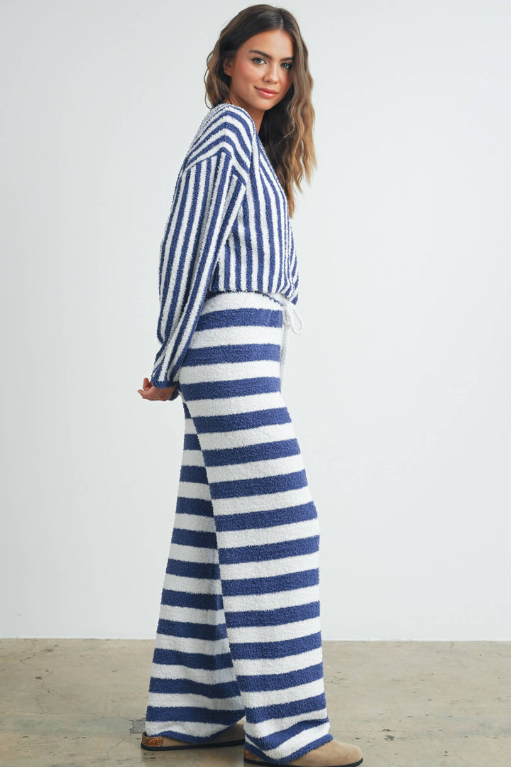 Striped Drawstring Pants
