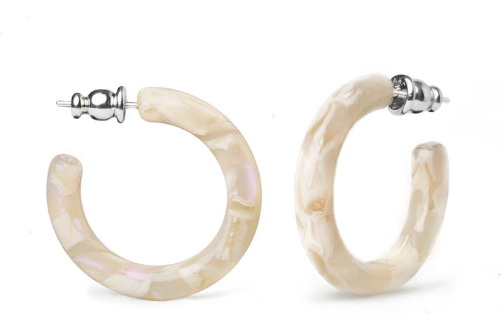 Small Acetate Hoops