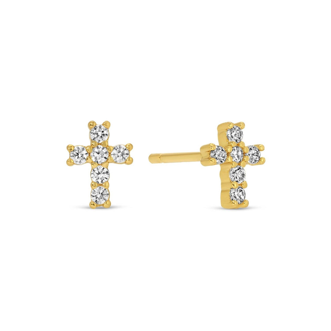 Cross Velvet Stud Gift Set