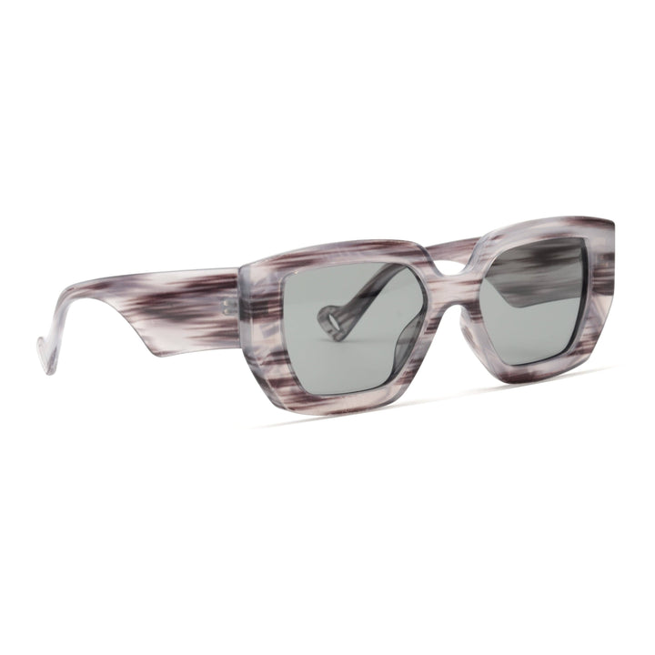 NYLA | Polarized Sunglasses | Grey/Black Streaks