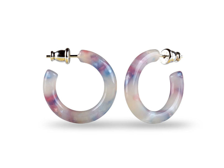 Small Acetate Hoops