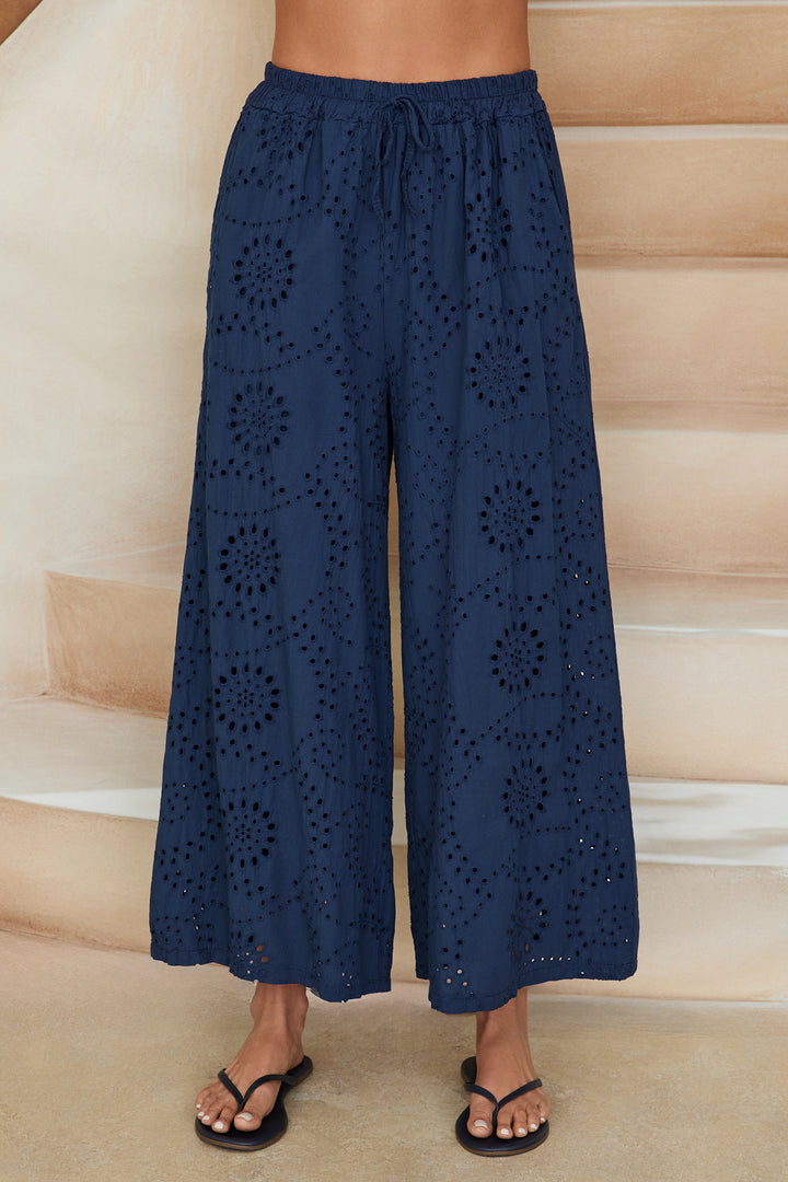 Zoe Eyelet Pants