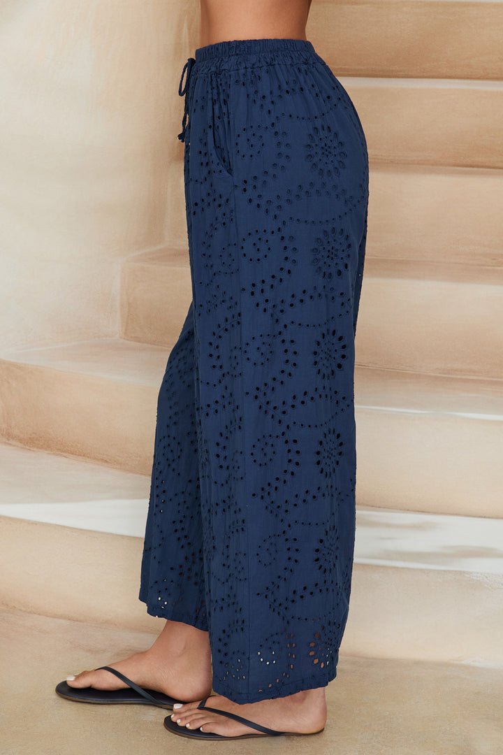 Zoe Eyelet Pants
